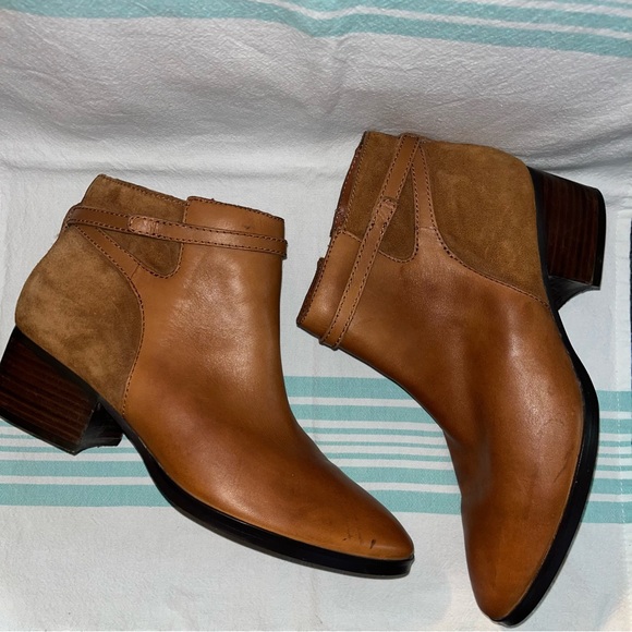 Lauren Ralph Lauren Damara Leather Ankle Boots - Picture 3 of 13
